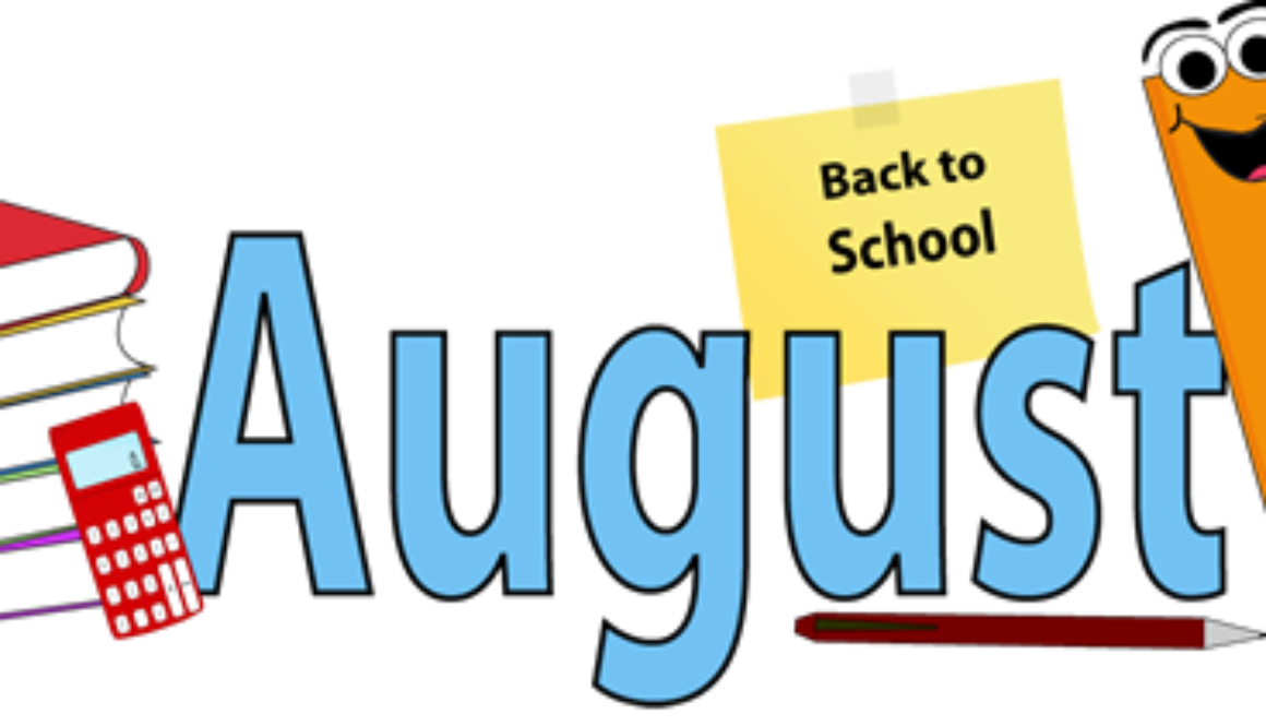August is Back to School month